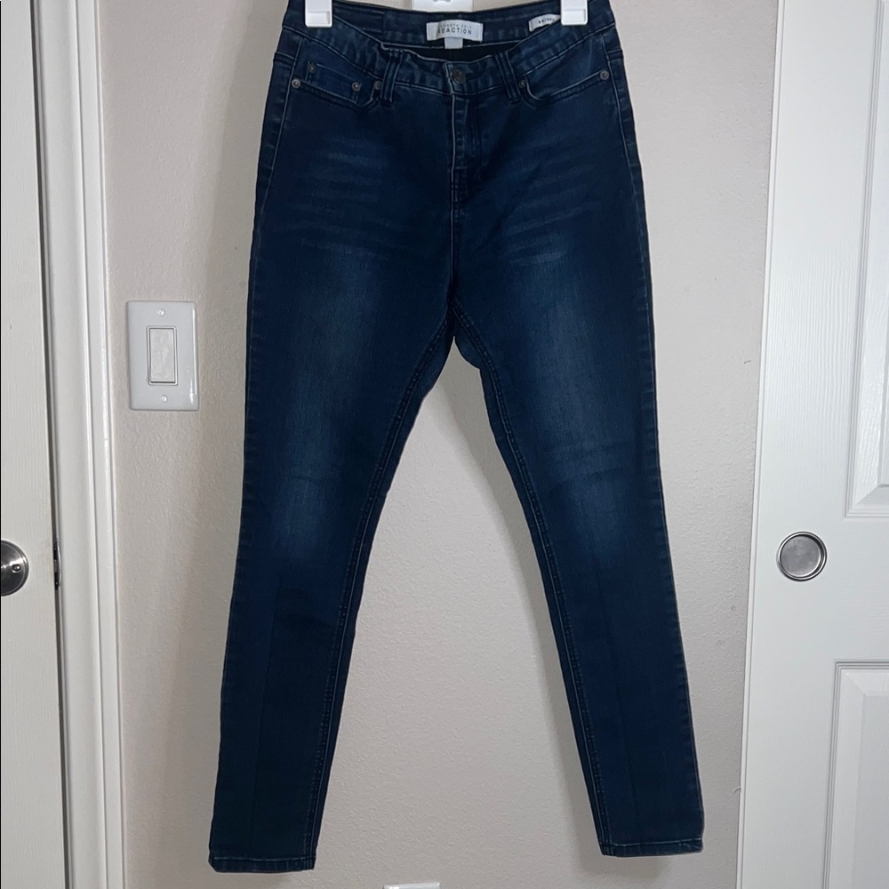 Kenneth Cole Reaction Women's Dark Blue Skinny Jeans